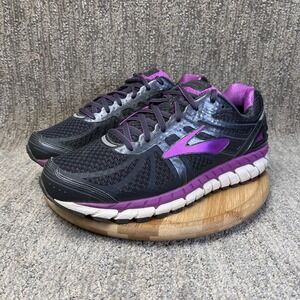 Brooks Ariel 16 Women's Size 10.5 D Running W Shoes Black Purple Pink 120219D059